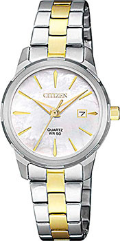 Японские наручные  женские часы Citizen EU6074-51D. Коллекция Basic