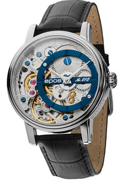 Швейцарские наручные  мужские часы Epos 3435.313.20.16.25. Коллекция Originale