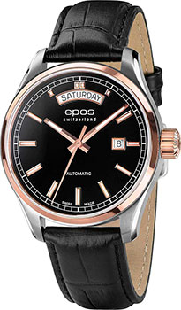 Швейцарские наручные  мужские часы Epos 3501.142.34.95.25. Коллекция Passion