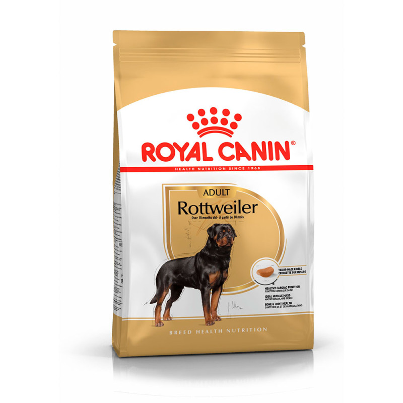 Royal Canin Rottweiler Adult корм для ротвейлеров старше 18 месяцев, 12 кг