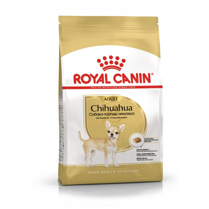 Royal Canin Chihuahua Adult Сухой корм для собак породы чихуахуа старше 8 месяцев, 1,5 кг