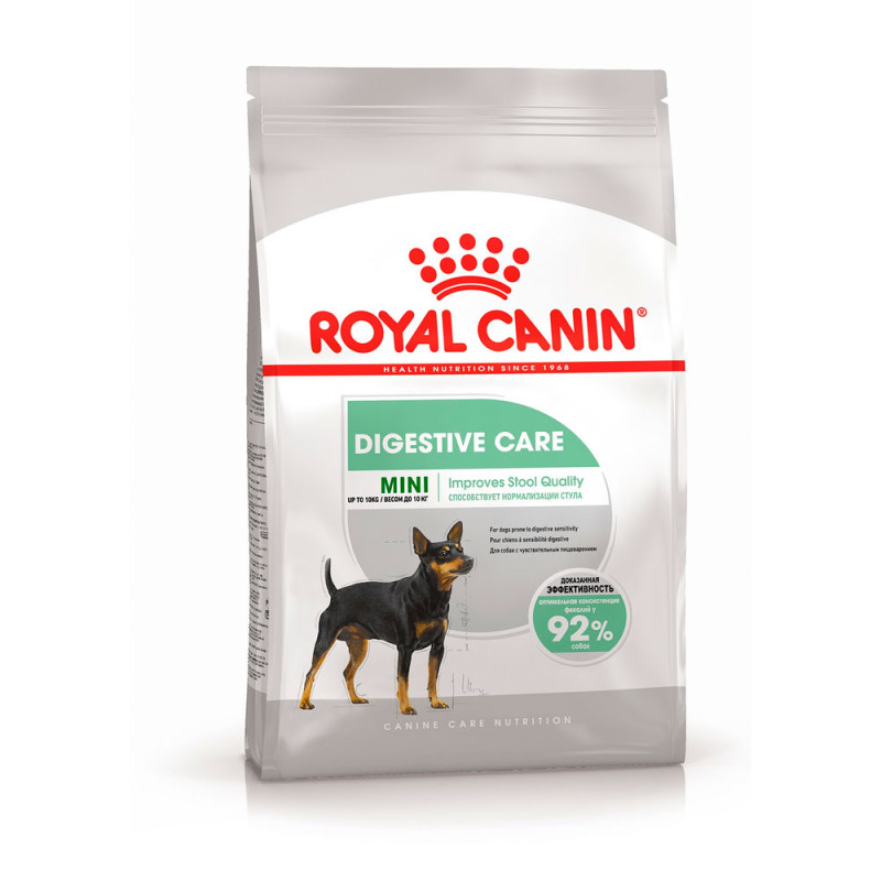 Royal Canin Mini Digestive Care сухой корм для собак маленьких пород с чувствительным пищеварением, 1кг