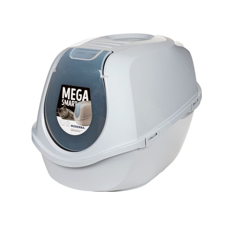 Moderna Mega Smart Туалет-домик для кошек 66см серый