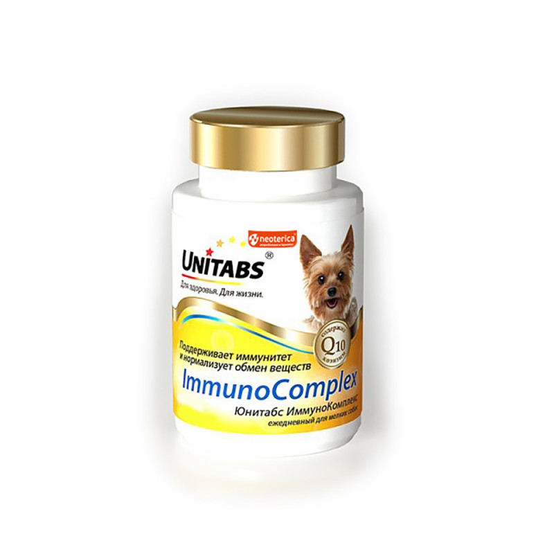 Unitabs Витаминно-минеральный комплекс для иммунитета мелких собак, 100 таблеток