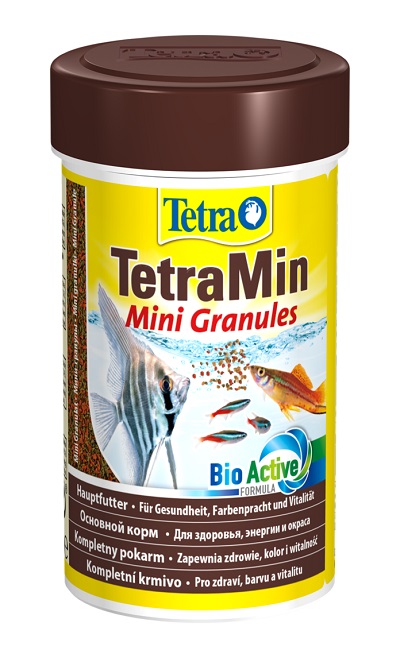Tetra Min Mini Granules корм для рыб в мелких гранулах, 100 мл