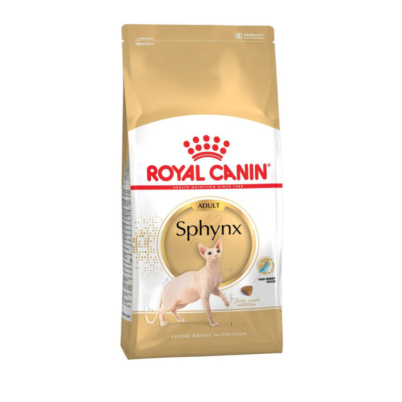 Royal Canin Sphynx Adult Сухой корм для взрослых кошек породы сфинкс, 10 кг
