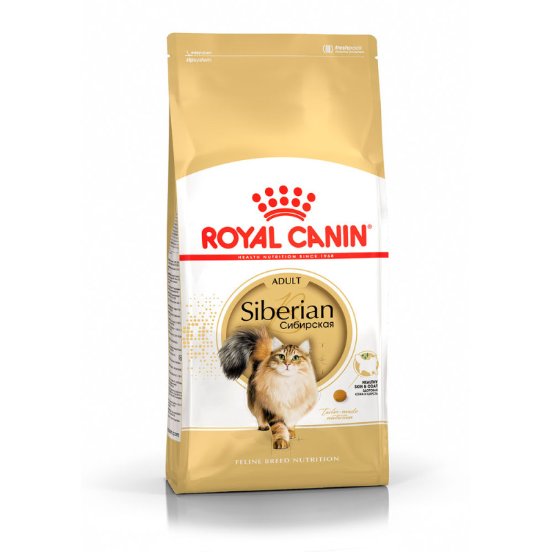Royal Canin Siberian Adult корм для взрослых сибирских кошек старше 12 месяцев, 2 кг