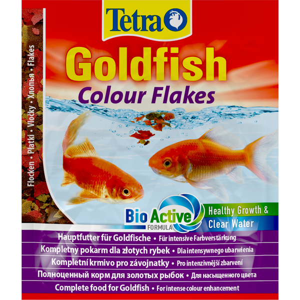 Tetra Goldfish Colour корм для золотых рыбок в хлопьях, 12 г