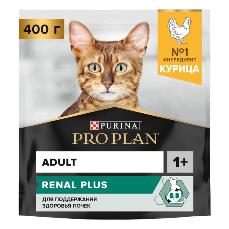PRO PLAN® Original Adult Сухой корм для поддержания здоровья почек у взрослых кошек, с курицей, 400 гр.