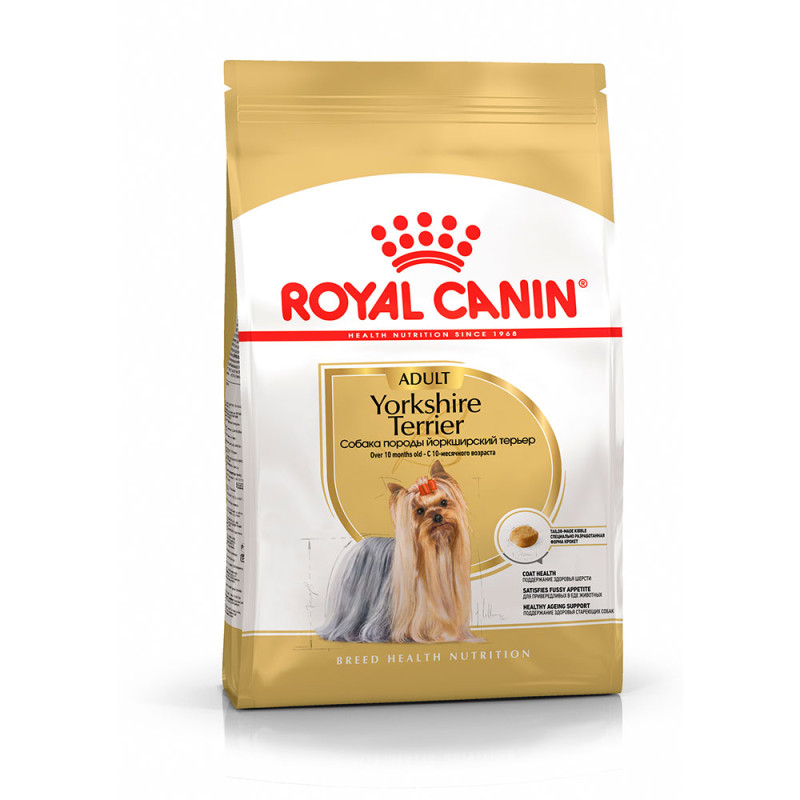 Royal Canin Yorkshire Terrier Adult Сухой корм для собак породы йоркширский терьер старше 10 месяцев, 500 гр.