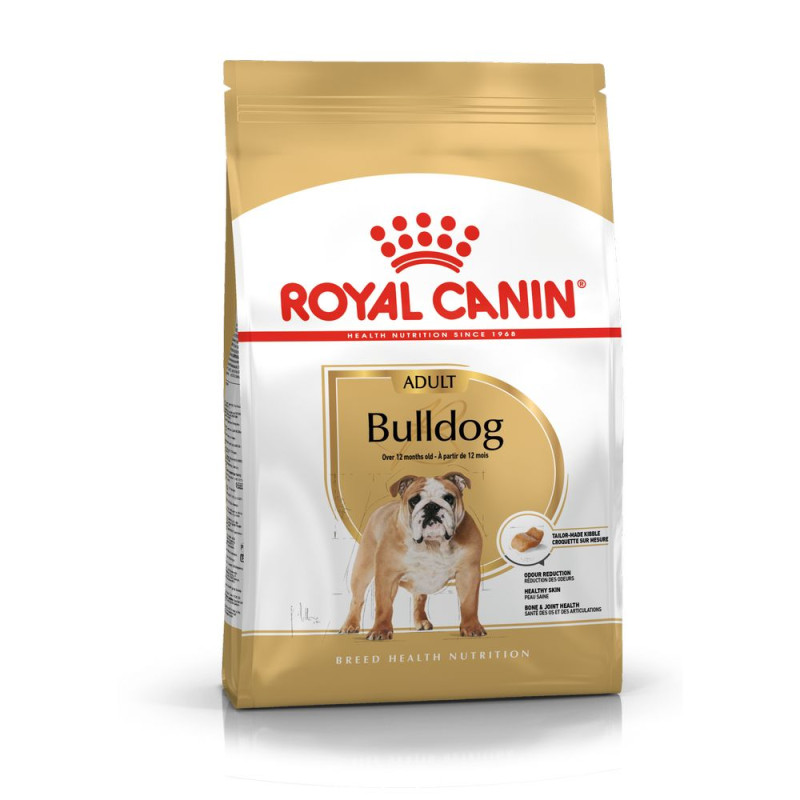 Royal Canin Bulldog Adult корм для английских бульдогов старше 12 месяцев, 3 кг