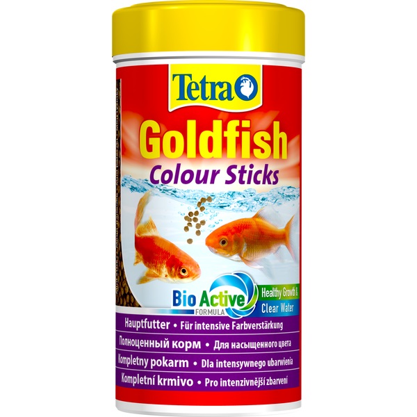 Tetra Goldfish Colour Sticks корм для золотых рыбок палочками, 250 мл