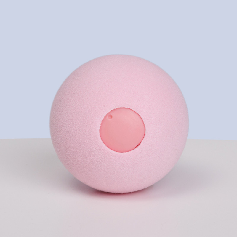 HiPet Игрушка для кошек Мяч со звуком, 3см, розовый