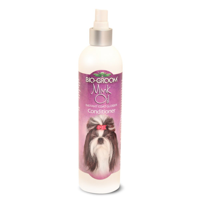 Bio-Groom Mink Oil Спрей с норковым маслом для блеска и роста шерсти кошек и собак, 355 мл