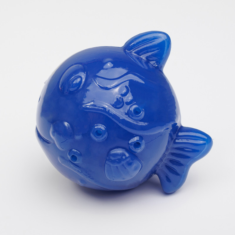 Rurri Игрушка для собак Мяч-Рыбка, 8х7х8,5 см
