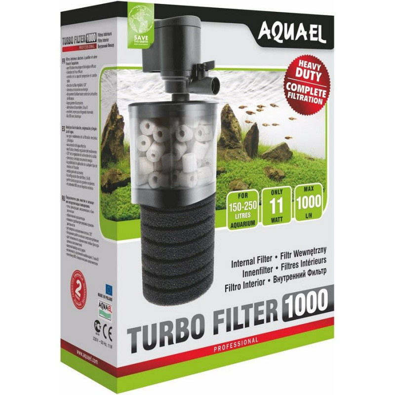 Aquael Турбо Фильтр 1000 тройной очистки 150-250л