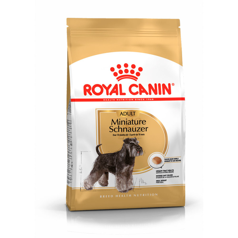 Royal Canin Miniature Schnauzer Adult корм для собак породы миниатюрный шнауцер старше 10 месяцев, 3 кг