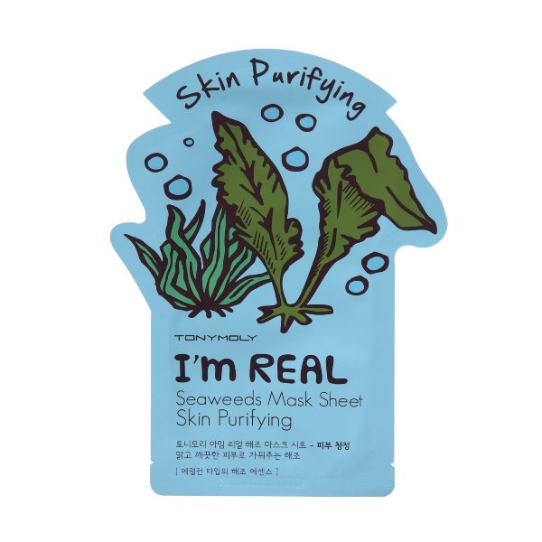 Тканевая маска для лица с водорослями I’m Real Seaweeds Mask Sheet