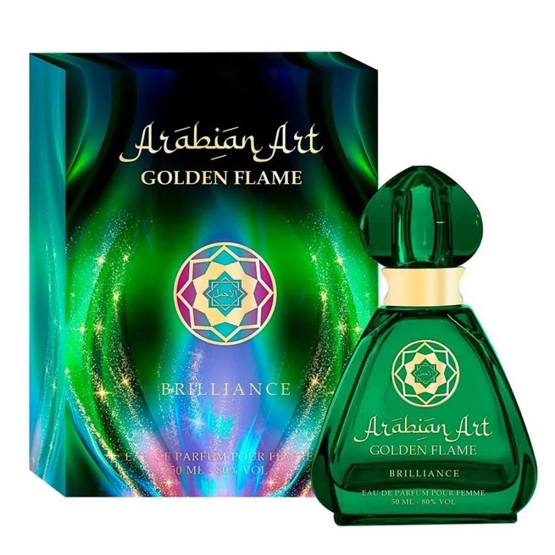 Arabian Art Golden Flame Brilliance