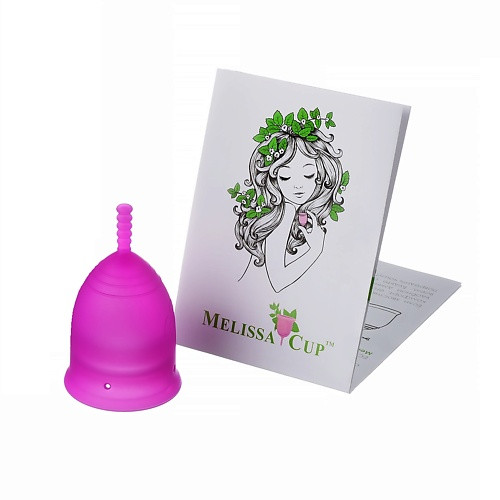 MELISSACUP Менструальная чаша  SIMPLY размер М цвет малина