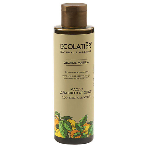 ECOLATIER GREEN Масло для блеска волос Здоровье & Красота ORGANIC MARULA, 200 мл 200.0