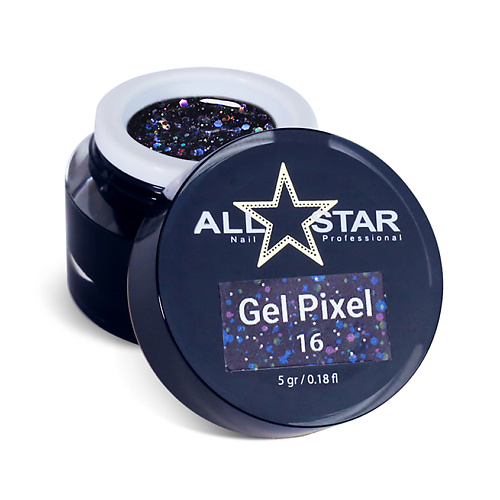 ALL STAR PROFESSIONAL Гель для дизайна ногтей, "Gel Pixel 01"