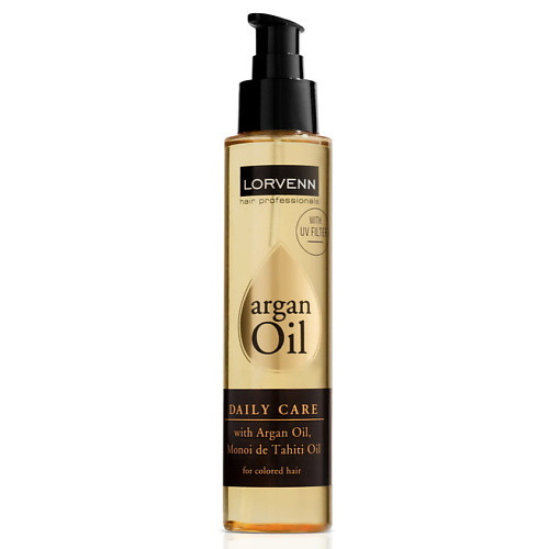 LORVENN HAIR PROFESSIONALS Деликатное масло для ежедневного ухода за волосами ARGAN OIL DAILY CARE 125.0