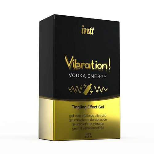 INTT Увлажняющий гель для тела Vibration Gel с ароматом Водка 15