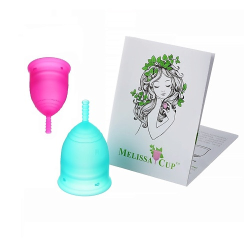 MELISSACUP Набор из 2-х менструальных чаш SIMPLY TWO размер L+M цвет черника+ландыш