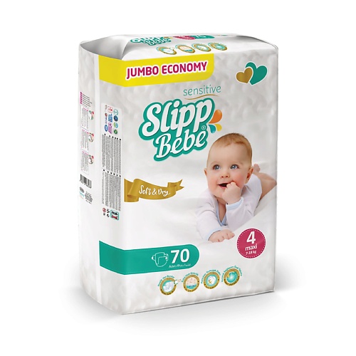 SLIPP BEBE Подгузники для детей JUMBO № 4 70.0