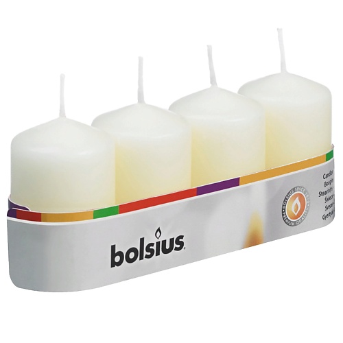 BOLSIUS Свечи столбик Bolsius Classic кремовые