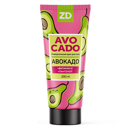 ZD Питательный крем для тела с авокадо 200