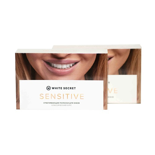 WHITE SECRET Полоски для домашнего отбеливания зубов "Sensitive" 1