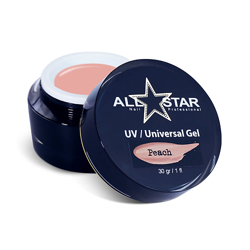 ALL STAR PROFESSIONAL Гель для  моделирования ногтей, UV-Universal Gel "Clear" big