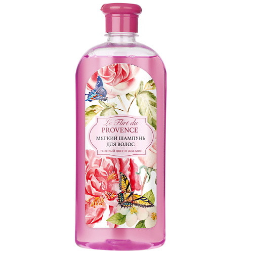 LE FLIRT DU PROVENCE Мягкий шампунь для волос Розовый цвет и Жасмин 730.0
