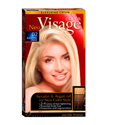 VISAGE COLOR HAIR FASHION Осветляющий крем для волос Bleaching cream 02 50