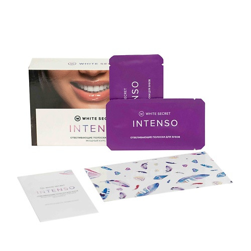 WHITE SECRET Полоски для домашнего отбеливания зубов "Intenso" 1
