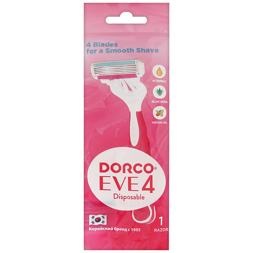 DORCO Женская бритва одноразовая EVE4, 4-лезвийная 1