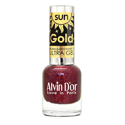 ALVIN D'OR ALVIN D’OR Лак для ногтей SUN GOLD, 01 Солнечная роза