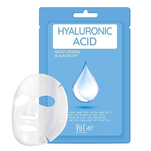 YU.R Тканевая маска для лица с гиалуроновой кислотой ME Hyaluronic Acid Sheet Mask 25