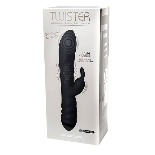 ADRIEN LASTIC Twister Вибратор-ротатор с клиторальным стимулятором