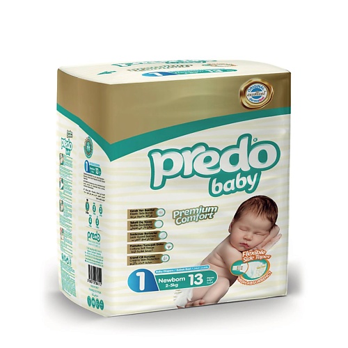 PREDO Подгузники для детей Baby Newborn № 1 (2-5 кг) 13.0