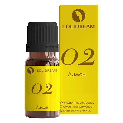 LOLIDREAM Эфирное масло Лимон №02 10.0