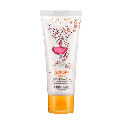 PRIVIA Солнцезащитный крем V-Face Sun Cream SPF50+ PA+++ 60