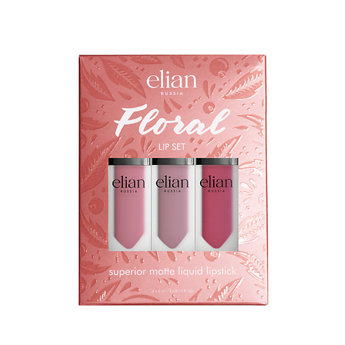 ELIAN Набор матовых помад Floral Lip Set