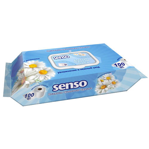 SENSO BABY Влажная туалетная бумага с экстрактом ромашки 100.0