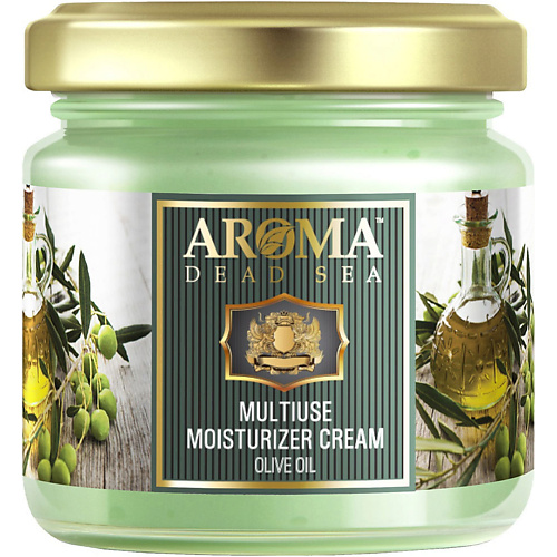 AROMA DEAD SEA Универсальный крем Оливковое масло Multiuse Moisturizer Cream Olive Oil 100
