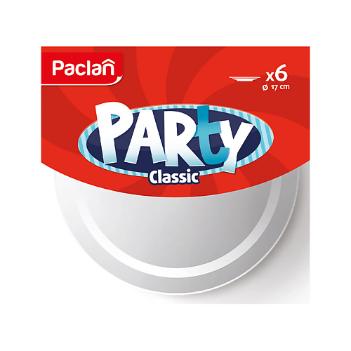 PACLAN Тарелка пластиковая Party Classic