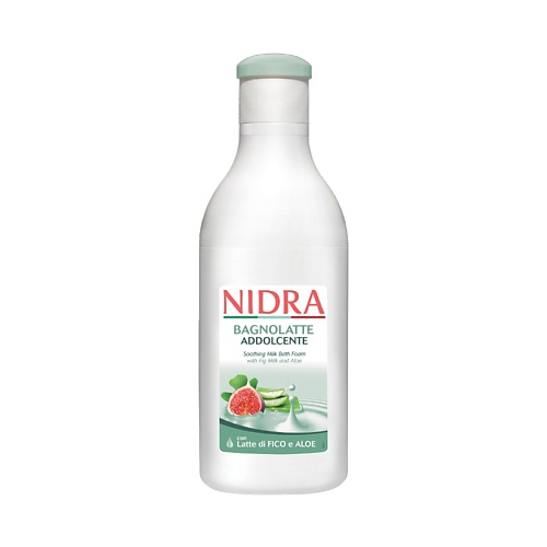 NIDRA Пена-молочко для ванны смягчающее молоко, инжир, алоэ 750.0