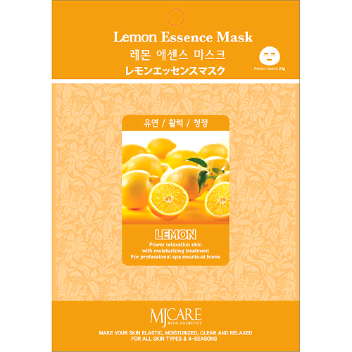 MIJIN MJCARE Тканевая маска для лица с экстрактом лимона 23